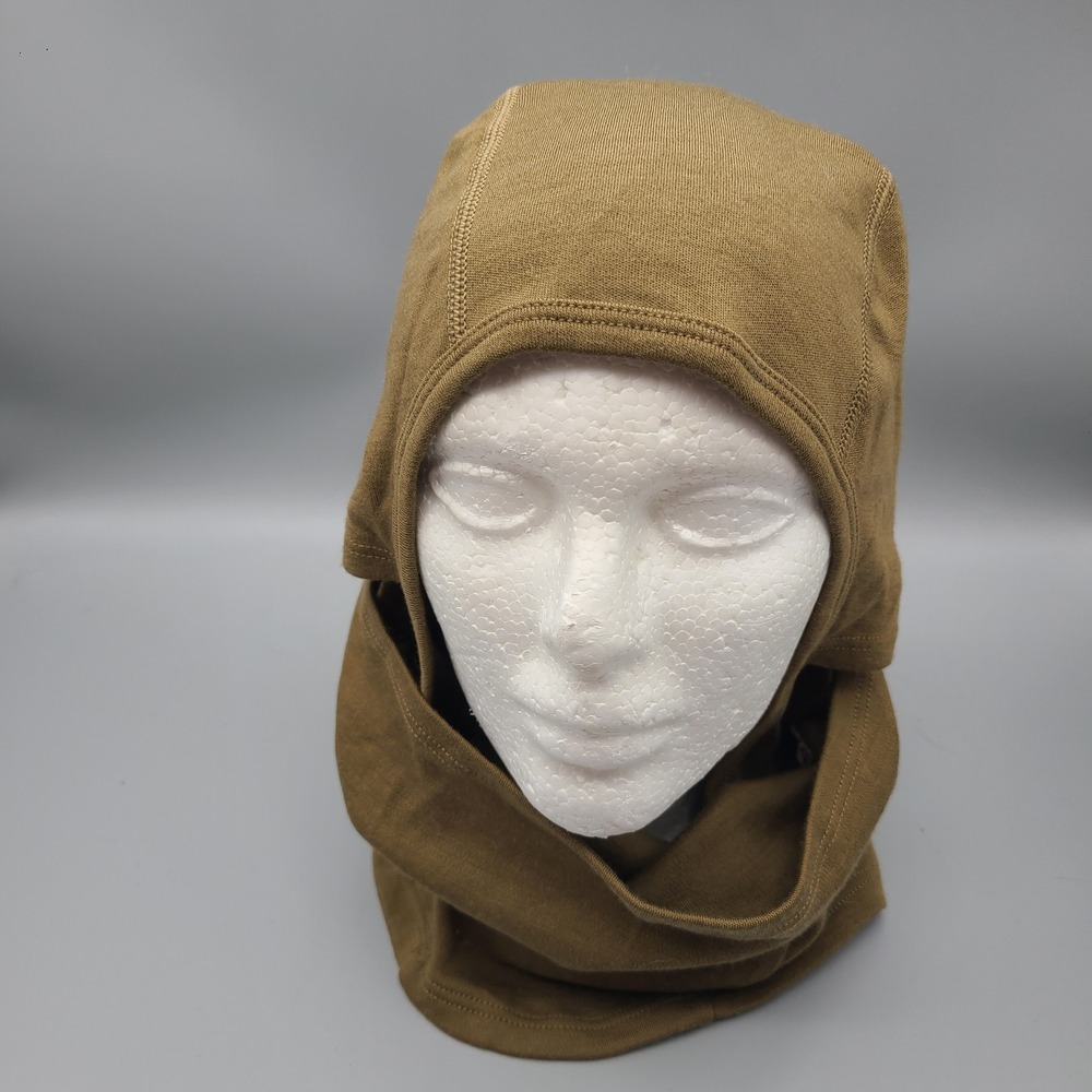 Filson Merino Wool Balaclava Coyote Brown Mens One Size Hood Neck Gaiter Mask